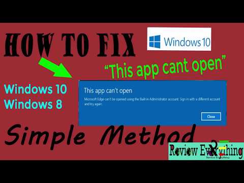 How to Fix  “This App Can’t Run on your PC” in Windows 10/8.1 /8 (Easy method) solved