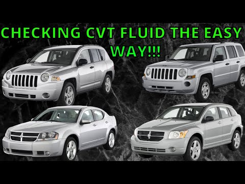 Checking Jeep cvt transmission fluid