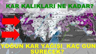 Yoğun Kar Yağişi Devam Edi̇yor Anlik Hava Durumu
