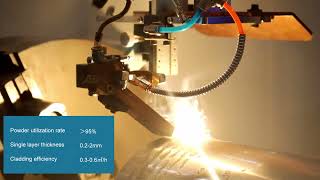Rectangular spot laser cladding machine