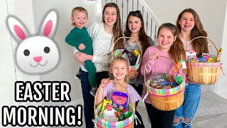 EASTER MORNiNG ROUTiNE with 6 KiDS! Easter Special 2023 + Opening our EASTER BASKETS + EGG HUNT!