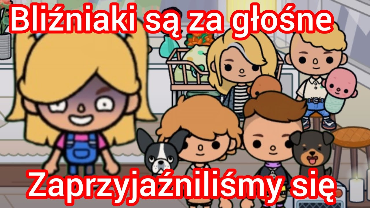 Bliźniaki są za głośne😱 Zaprzyjaźniłem się z Tomkiem😊historyjki toca boca po polsku bajki toca pl 