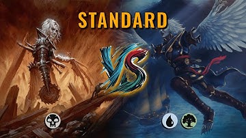 MTG Standard - Mono Black Midrange by Numbskull VS Simic Midrange by BattleDog