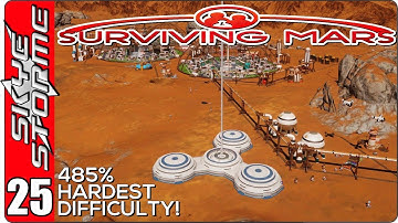 Surviving Mars Gameplay Ep 25 ►THE SPACE ELEVATOR!◀  485% HARDEST DIFFICULTY PLAYTHROUGH