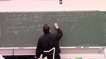 Differential Geometry: linearization and push-forward, 1-20-21 part 5