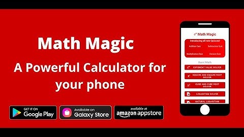 Math Magic - Christmas 2022 update! An app to solve math on phone. Introducing Quizzes! December 22