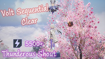 Thunderous Shout | Sequential Phantasm Stack 8 | Tower of Fantasy