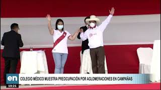 Colegio Médico muestra preocupación por aglomeraciones en campañas screenshot 1