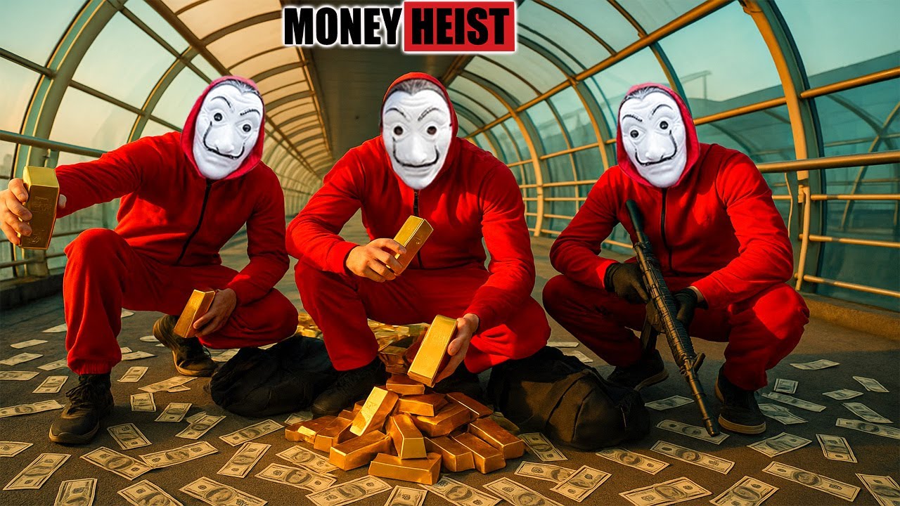 PARKOUR VS MONEY HEIST: Doctor and Thieves Use Parkour to Evade Police | Epic POV