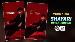 Instagram Trending Red Background Shayari Reels Video Editing | Red Background Photo Editing Prompt screenshot 1