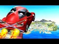 Jumping DEADPOOL CARS Across GTA 5! (Impossible)