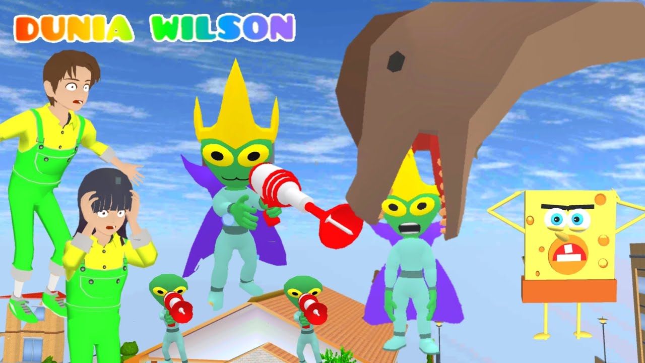 Yuta Mio Tangkap Alien Masa Lalu 🤣😋 Raja Alien Dimakan Dinosaurus 😱🤩 Main Game Find The Alien 2