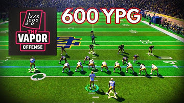 The VAPOR Offense | How I Built The Most EXPLOSIVE Playbook In CFB 26
