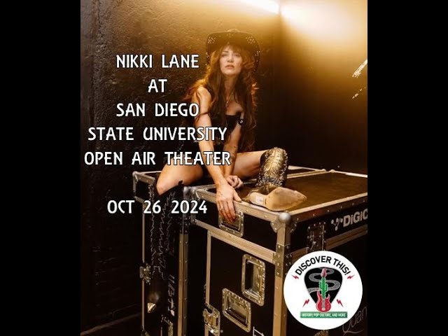 Nikki Lane Live In San Diego Oct 26 2024 - YouTube