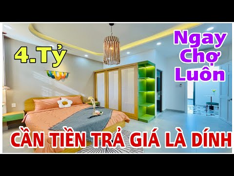 Video Nhà ngay chợ đi bộ vài bước , sát bên là siêu thị... - youtube