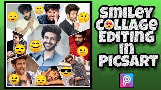 Smiley Collage Editing in PicsArt | Easy and new style Collage editing tutorial screenshot 3