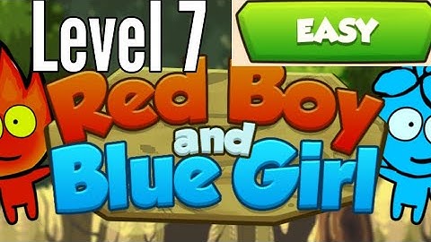 Red Boy And Blue Girl Level 7 Easy Mode In Forest Temple Maze Android Walkthrough