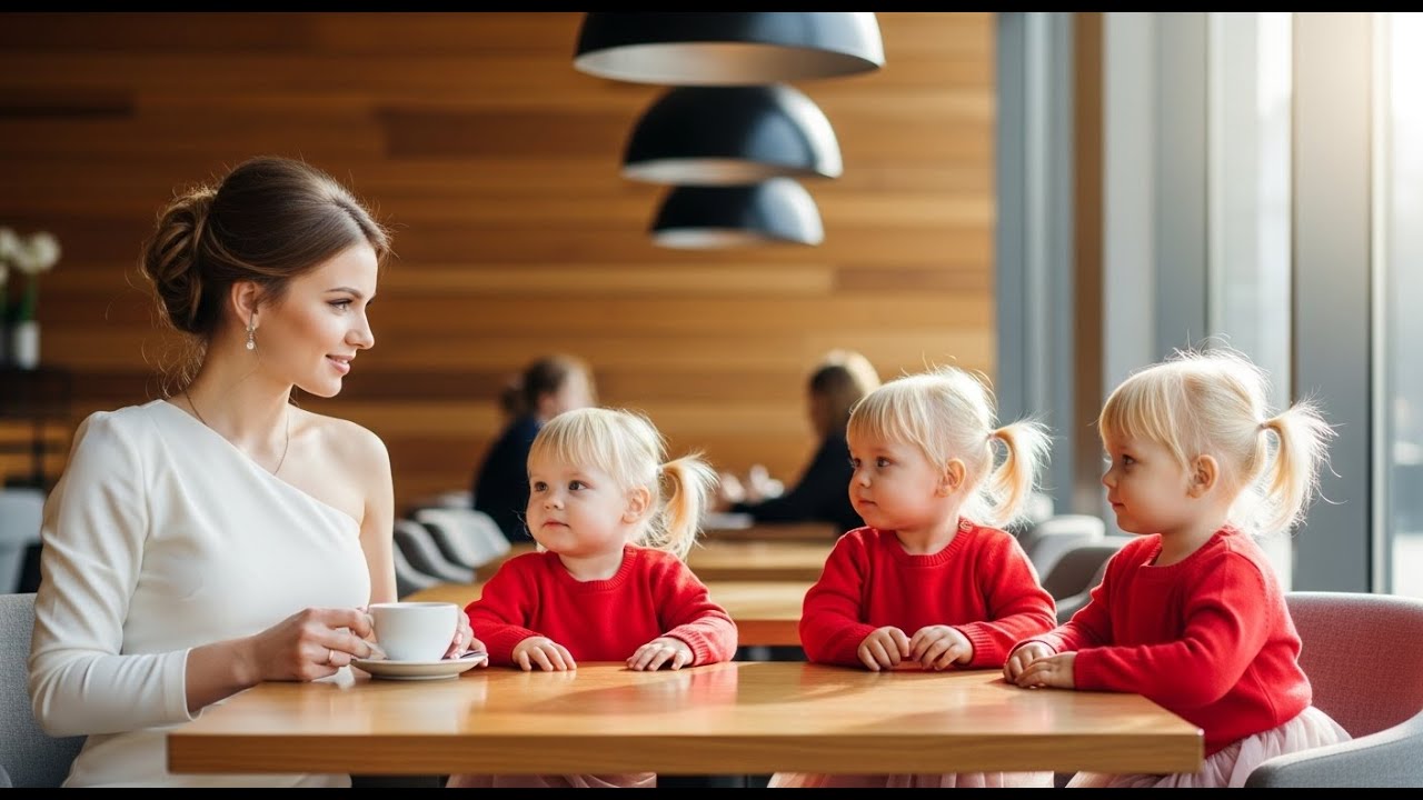 Randka w ciemno była pusta… aż weszły trzy dziewczynki: „Tata przeprasza za spóźnienie”