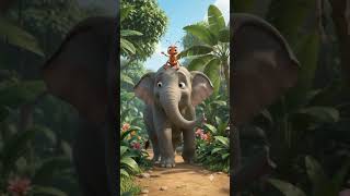 The Elephant and the Ant | A Short Story About Helping 🐘🐜#ElephantAndAnt #KidsStory #ShortStory