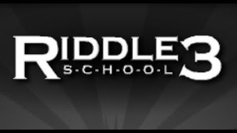 Riddle School 3 Walkthrough