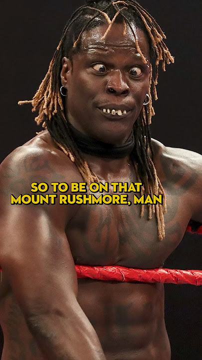 R-Truth Is On The Comedy Wrestler Mount Rushmore