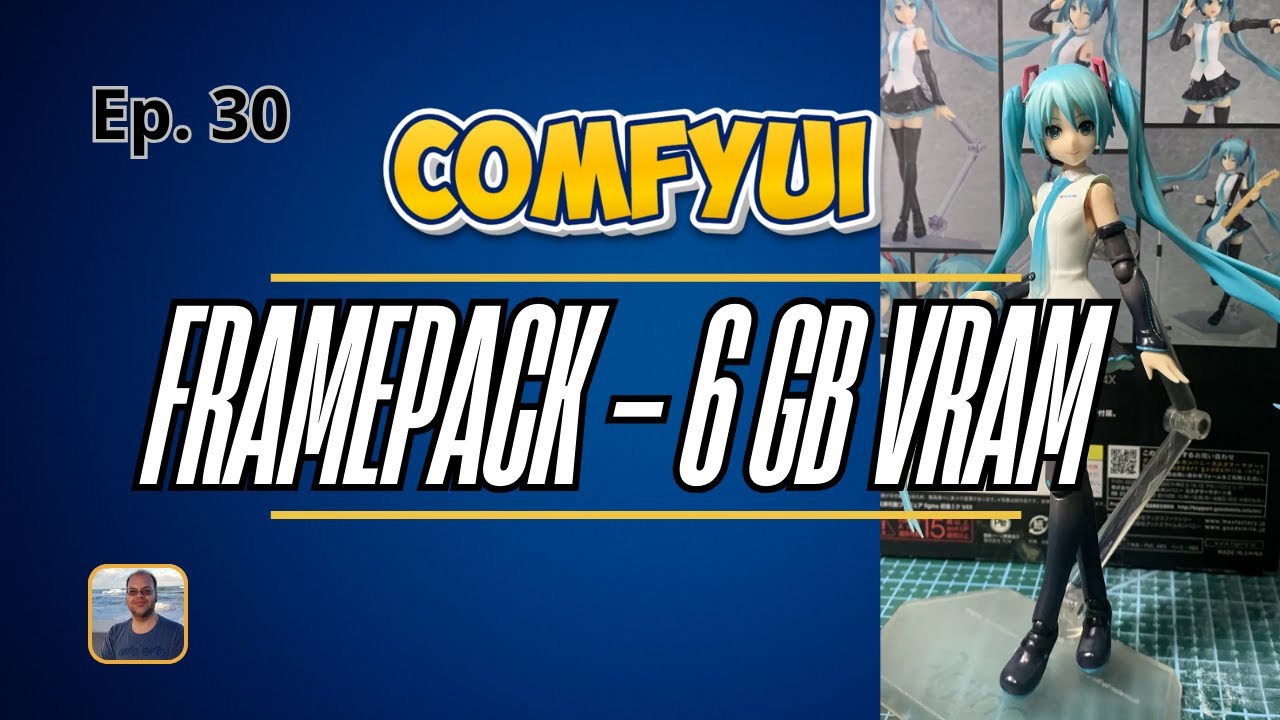 Tutorial ComfyUI em portugues - Ep.30 - ComfyUI - Framepack - 6gb VRAM