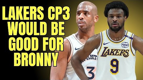 Lakers Chris Paul Signing Would Be Good For Bronny James & Rajon Rondo Role