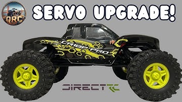 Hobby Plus CR18P Pro Juice Up Gets Torq Servo! (How to install a servo in an RC Car)