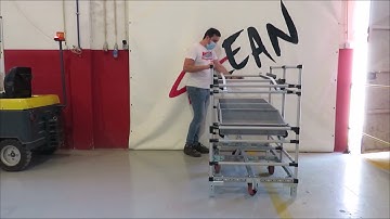 Lean Manufacturing - 4Lean - Part/Box Double Tilt Shelve Multi Tall Rolls None Front or Back Cart