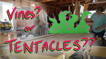 I made some quick Vine Tentacles for a goofy Sleeping Beauty Play