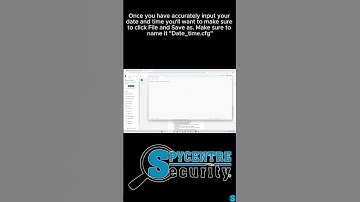 How To Set The Date And Time on The Video Pen Security Camera!