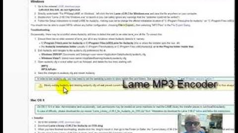 Downloading Lame MP3 plugin on PC