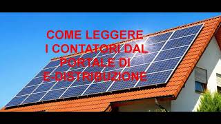 Dv Letture Fotovoltaico Da Portale