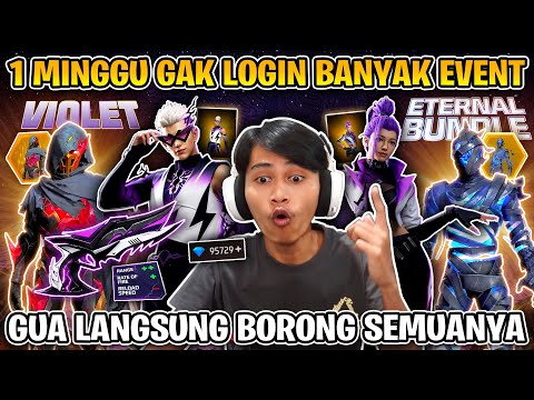 1 MINGGU GAK BUKA FF BANYAK BANGET EVENT BARU !! LANGSUNG GUA BORONG SEMUANYA !!