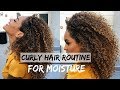 CURLY HAIR & SKIN HYDRATION ROUTINE