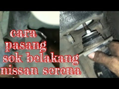 Cara mengganti shock breaker belakang datsun go plus. 