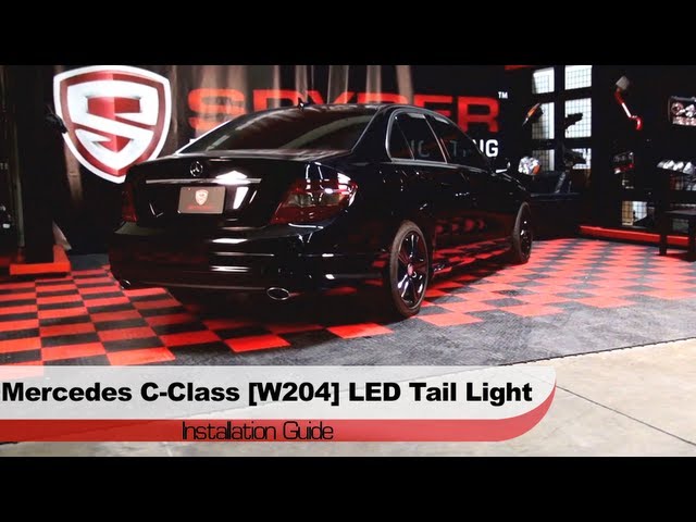 Spyder Auto Installation 2008 12 Merecedes C Class W204 Led Tail Lights Youtube