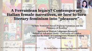 Contemporary Italian Women’s Narratives, or How to Turn Literary Feminism into “Pleasure”