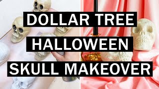 Dollar Store Halloween Skull DIY