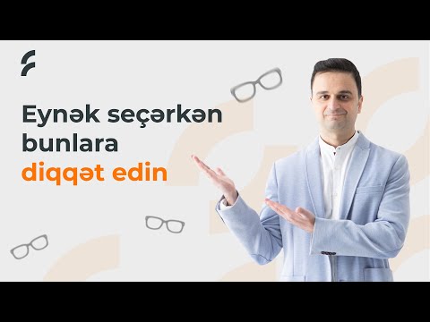 Eynək seçərkən bunlara diqqət edin | Dr.Fariz Sadiqov | #ophthalmology #göz #eye