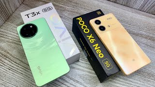 vivo T3x 5g vs Poco X6 Neo 5g - Best konsa ? | Gaming Processor 🎮| Best Camera 📸| Amoled Display 🔥