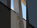 Detalhe do tubo galvanizado preto