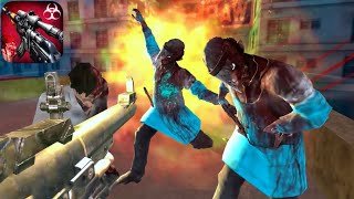 Zombie 3D Gun Shooter Real Survival Warfare Part 14 - VIRUS TOWN Stage Gameplay Walkthrough Android screenshot 2