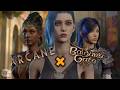 Arcane (Jinx, Caitlyn &amp; More) Recreated in Baldur’s Gate 3