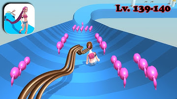 Hair Rush 💃✂👩 All Levels Gameplay Android,ios Video Game Level 139-140