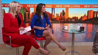 Marysol Castro Smoking Hot Legs In A Peek-A-Boo Slit On Ny Living.