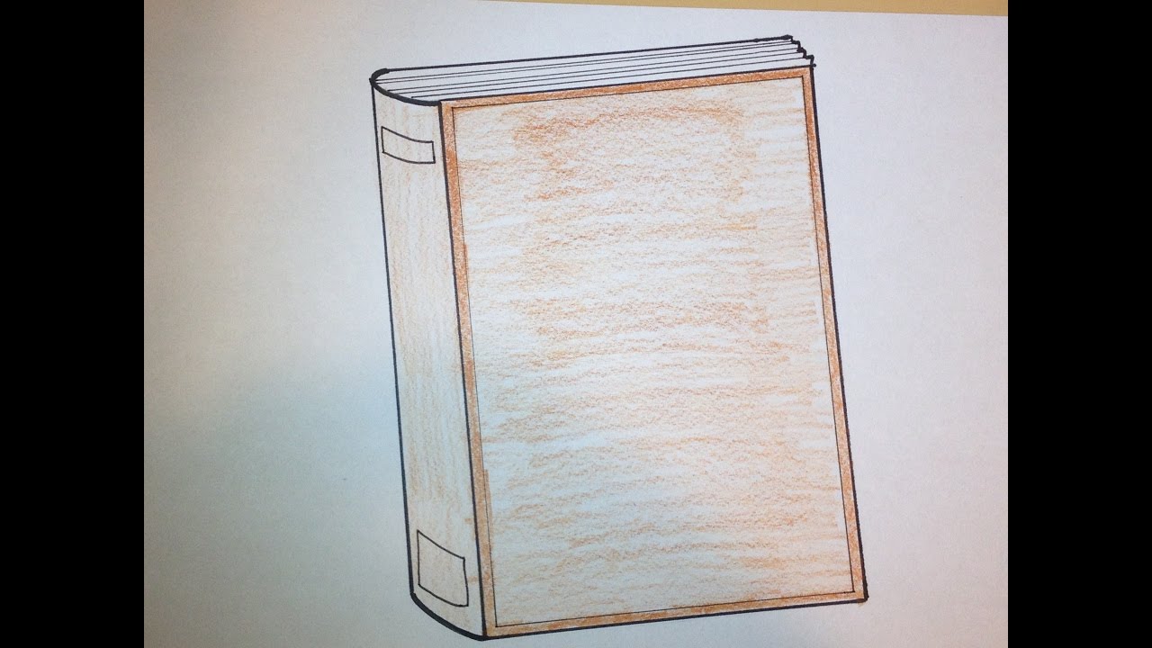 How to draw a book