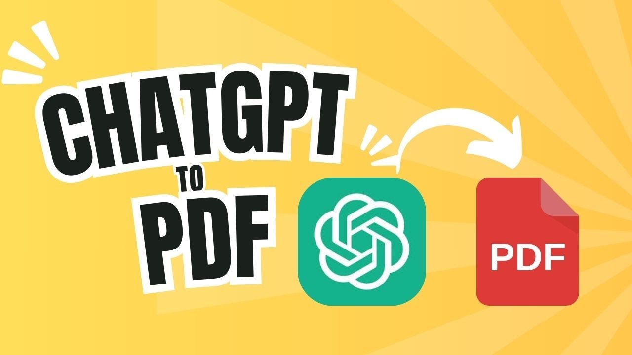 How to Export ChatGPT Conversations as a PDF: A Step-by-Step Guide ...