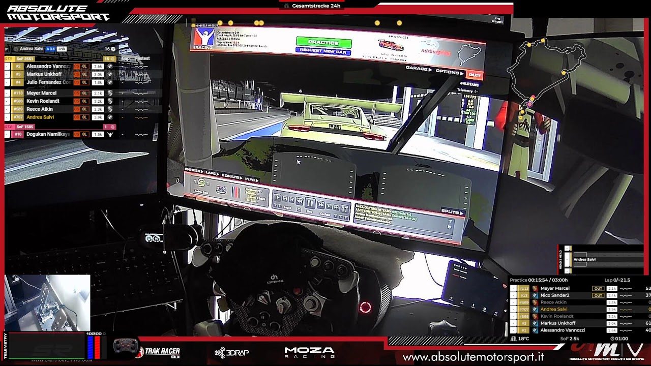 Andrea Salvi 707 Test Nurburgring