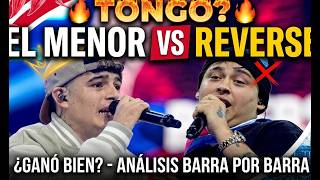 El Menor vs Reverse 🔥 ¿TONGO o ganó bien? Análisis barra por barra #RedBullBatalla #RedBullInterna